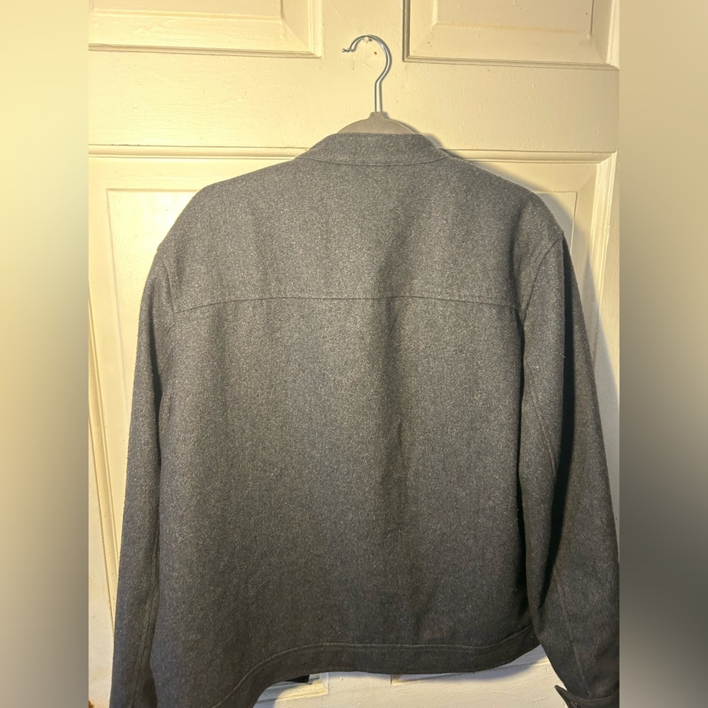 Wool-Blend Zip-Front Jacket - Picture 5 of 6